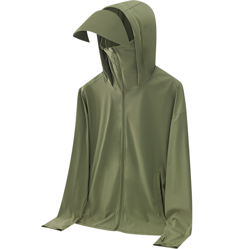 Sun Protection Shirt UPF 50+ Hoodie Long Sleeve Fishing Swim Rash Guard Shirts...