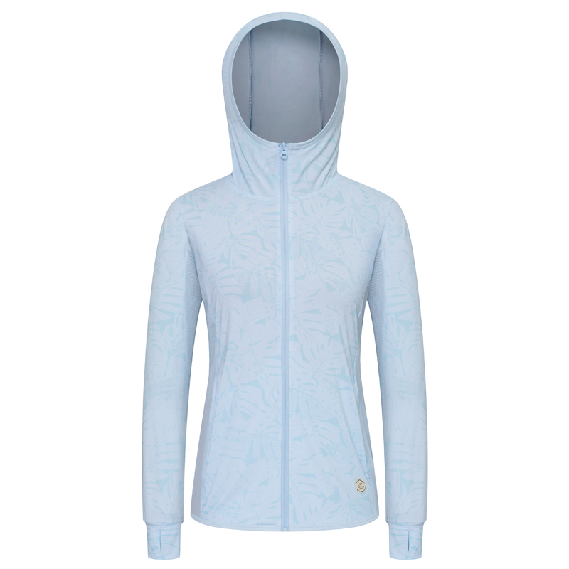 Sun Protection Shirt UPF 50+ Hoodie Long Sleeve Fishing Swim Rash Guard Shirts...