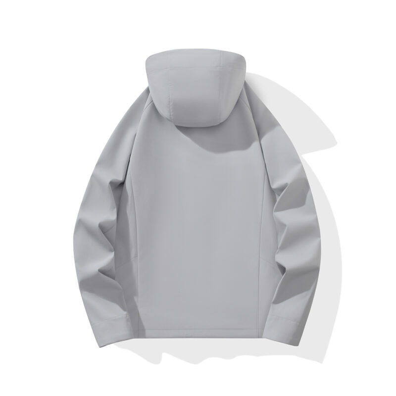 STYLE:F26656  Fall Lightweight Jacket for Men And Women Hooded Casual Water-Re...