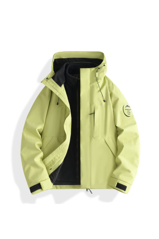 STYLE:26188   3-in-1 Outdoor Jacket Two Piece Set Windproof Waterproof For Hik...