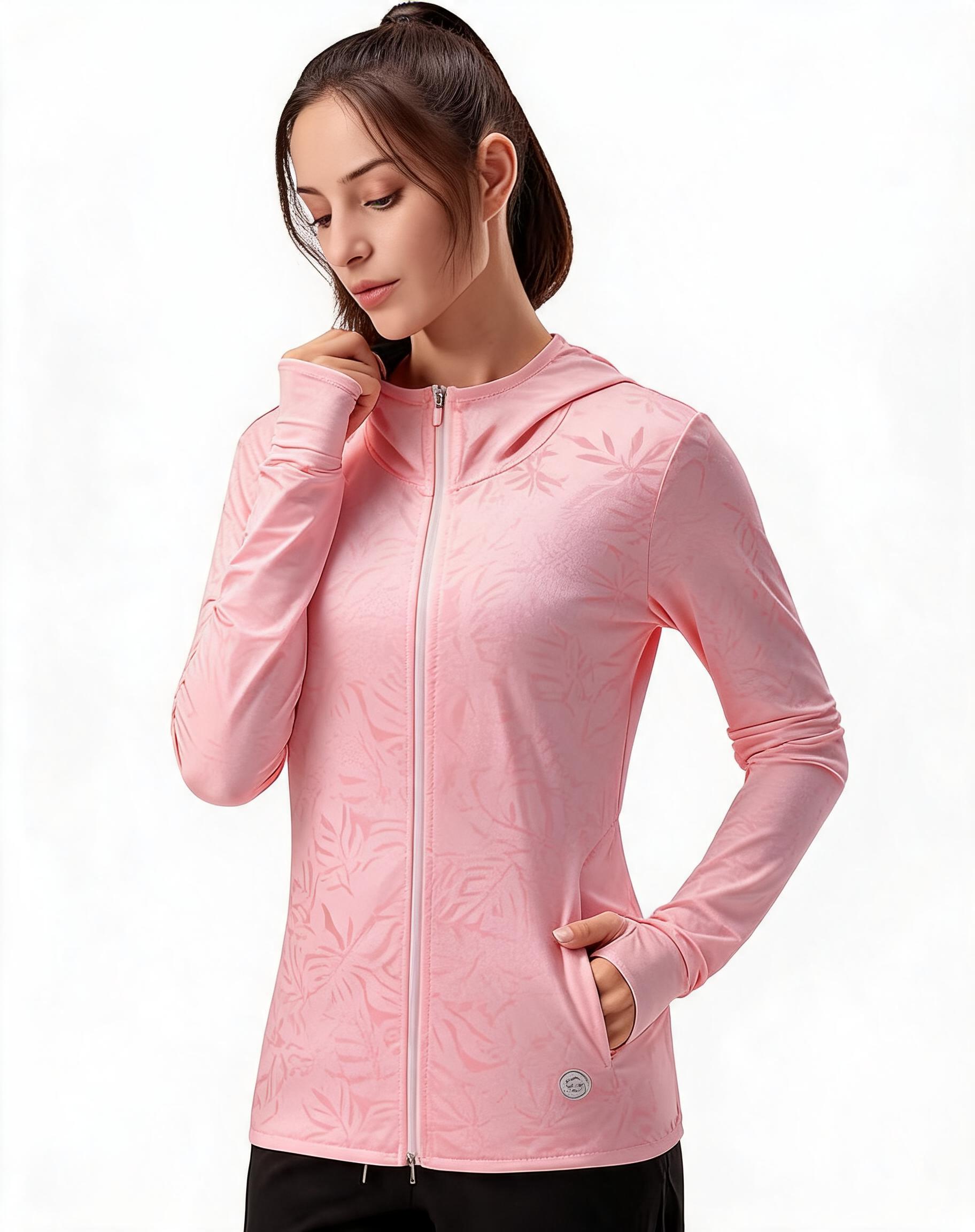 SUN001  Sun Protection Shirt UPF 50+ Hoodie Long Sleeve Fishing Swim Rash Guard...