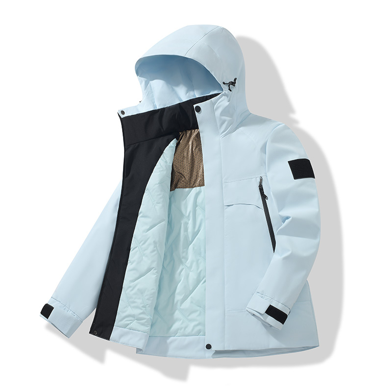 STYLE:F25875  Waterproof Ski Jacket Warm Winter Coats Windproof Winter Jackets for Women Fleece Lined Windbreaker with Hoo...