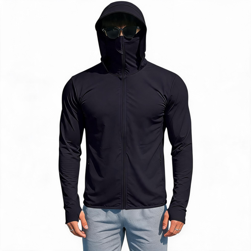 STYLE:SUN002   Sun Protection Shirt UPF 50+ Hoodie Long Sleeve Fishing Swim Rash Guard Shirts UV SPF Lightweight Running -...