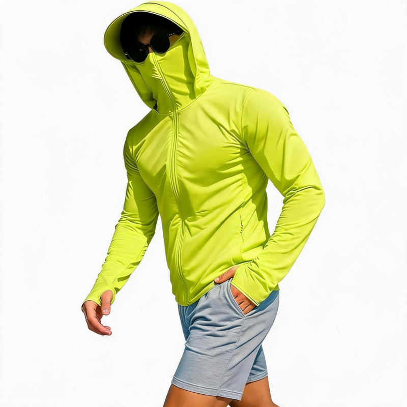 STYLE:SUN002   Sun Protection Shirt UPF 50+ Hoodie Long Sleeve Fishing Swim Rash Guard Shirts UV SPF Lightweight Running -...