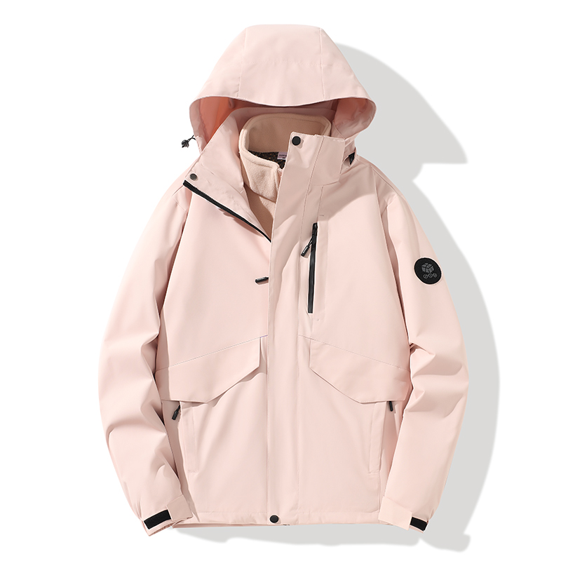 Style：F8888    3-In-1 Ski Jacket Loose-Fit Ski Jacket Waterproof Windproof O...
