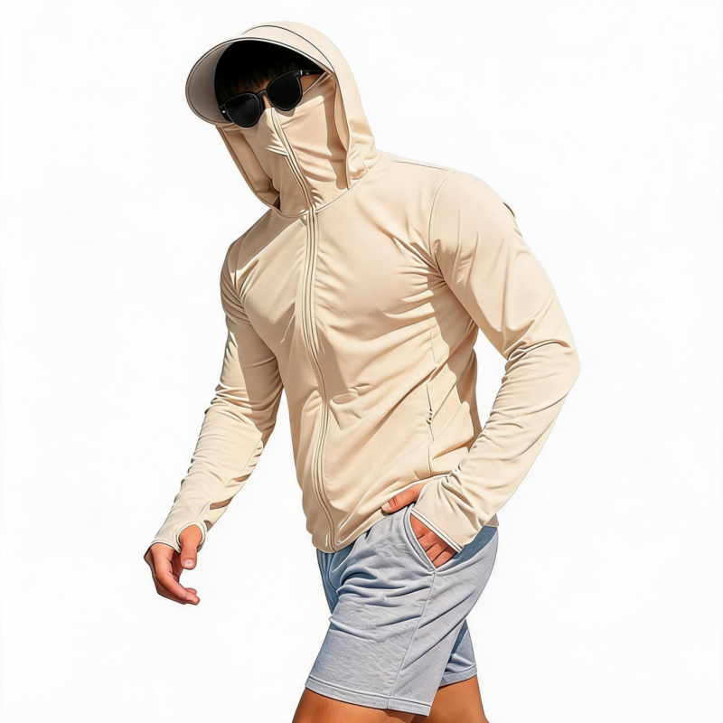 STYLE:SUN002   Sun Protection Shirt UPF 50+ Hoodie Long Sleeve Fishing Swim Rash Guard Shirts UV SPF Lightweight Running -...