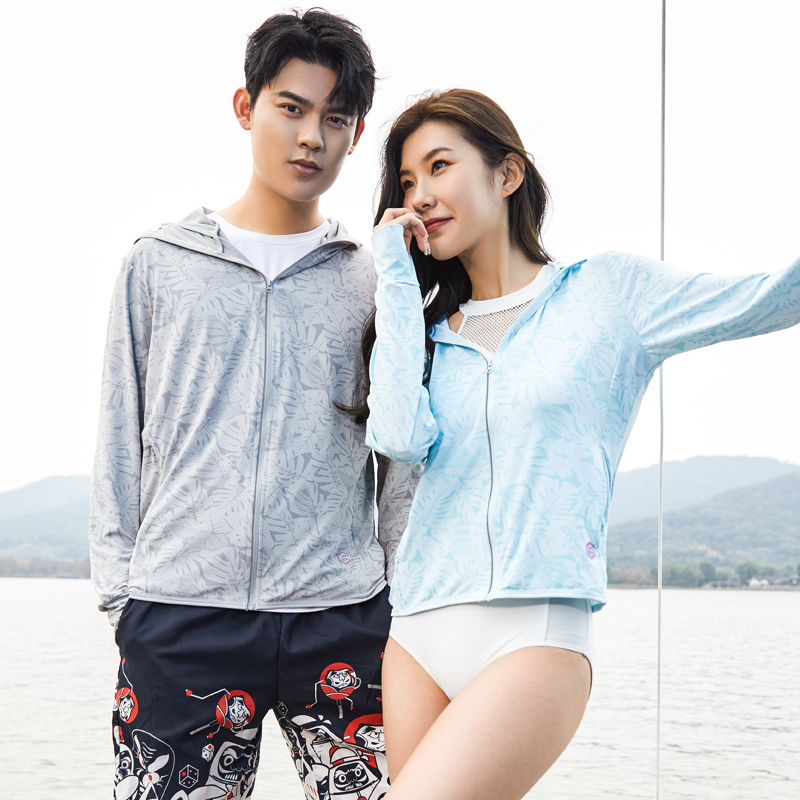 Sun Protection Shirt UPF 50+ Hoodie Long Sleeve Fishing Swim Rash Guard Shirts...