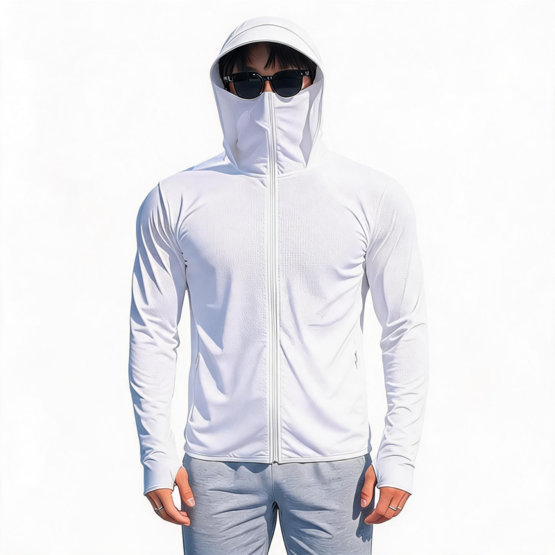 STYLE:SUN002   Sun Protection Shirt UPF 50+ Hoodie Long Sleeve Fishing Swim Rash Guard Shirts UV SPF Lightweight Running -...