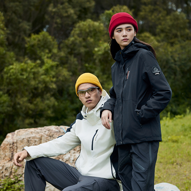 3-in-1 Winter Coats Snow Ski Jacket Waterproof Windproof Fleece Lined Winter J...