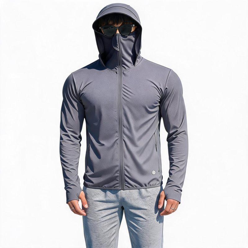 STYLE:SUN002   Sun Protection Shirt UPF 50+ Hoodie Long Sleeve Fishing Swim Rash Guard Shirts UV SPF Lightweight Running -...