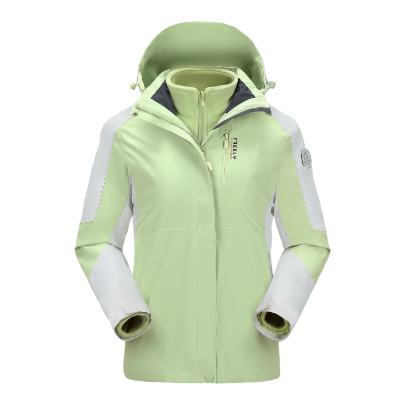 3-in-1 Winter Coats Snow Ski Jacket Waterproof Windproof Fleece Lined Winter J...