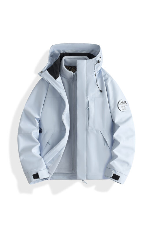 STYLE:26188   3-in-1 Outdoor Jacket Two Piece Set Windproof Waterproof For Hik...