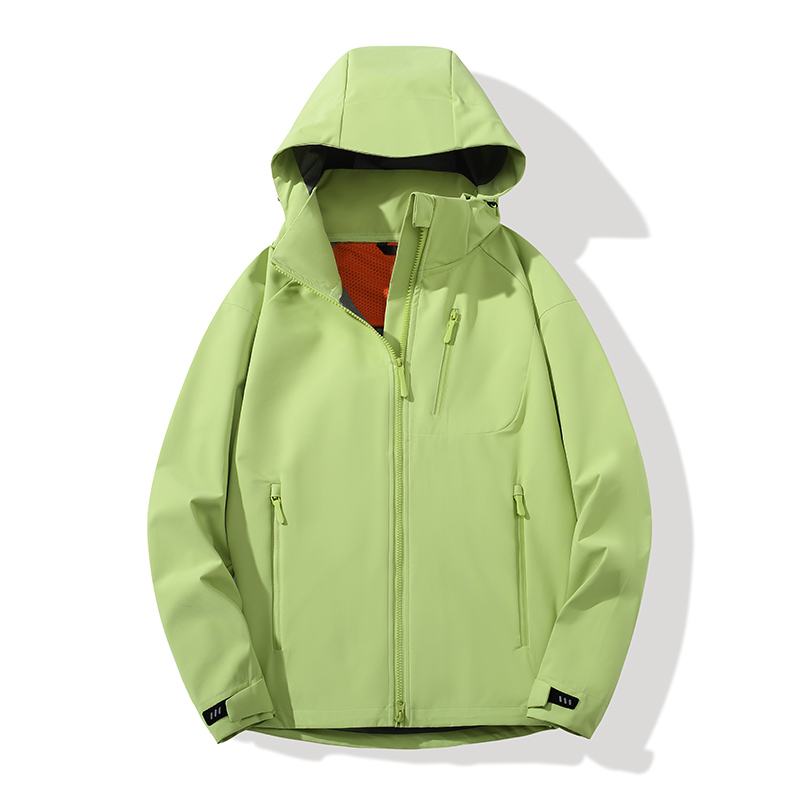 STYLE:FRD25626   Waterproof Windproof Softshell Jacket with Hood Lightweight O...
