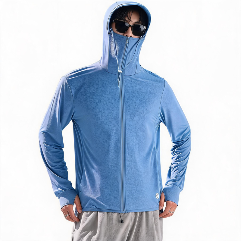 STYLE:SUN002   Sun Protection Shirt UPF 50+ Hoodie Long Sleeve Fishing Swim Rash Guard Shirts UV SPF Lightweight Running -...