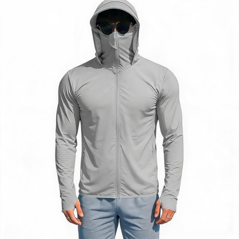 STYLE:SUN002   Sun Protection Shirt UPF 50+ Hoodie Long Sleeve Fishing Swim Rash Guard Shirts UV SPF Lightweight Running -...