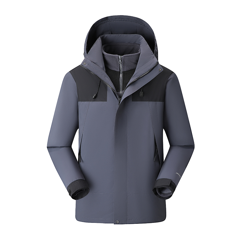 3-in-1 Winter Coats Snow Ski Jacket Waterproof Windproof Fleece Lined Winter J...