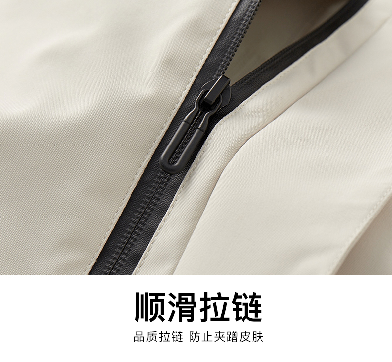 STYLE:F2568  Hooded Stand Collar Zipper Jacket Patchwork Pockets Long Sleeve T...