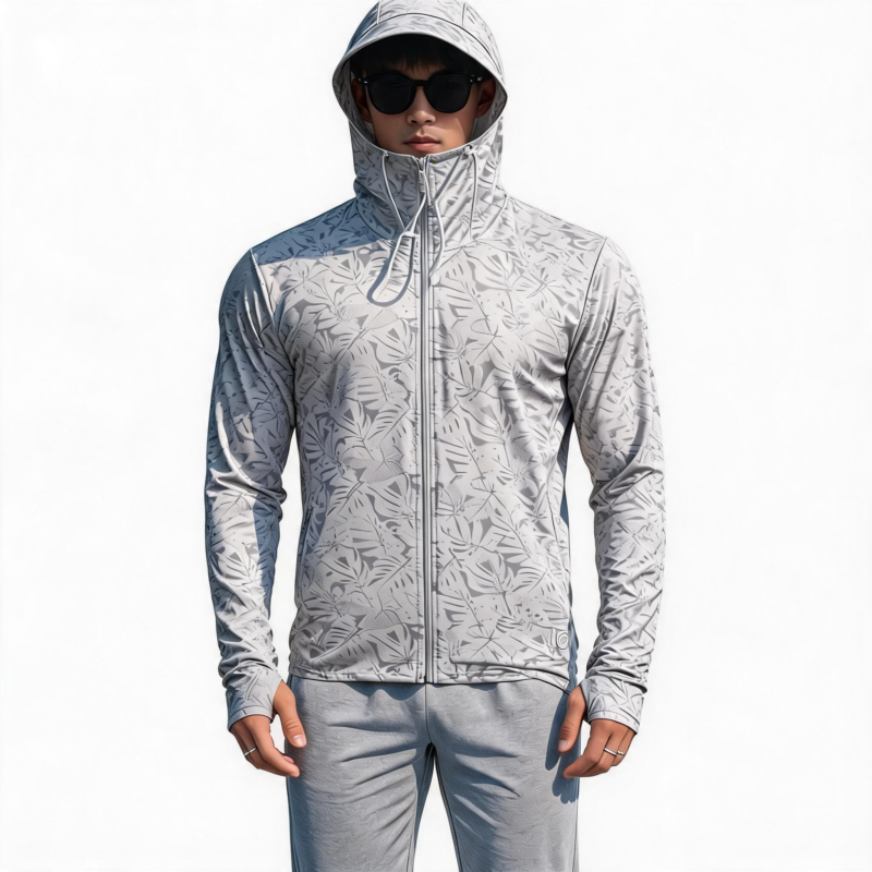 STYLE:SUN002   Sun Protection Shirt UPF 50+ Hoodie Long Sleeve Fishing Swim Rash Guard Shirts UV SPF Lightweight Running -...