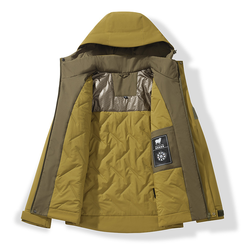 STYLE:F25875  Waterproof Ski Jacket Warm Winter Coats Windproof Winter Jackets for Women Fleece Lined Windbreaker with Hoo...