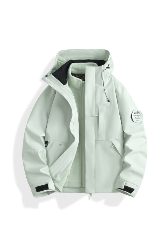 STYLE:26188   3-in-1 Outdoor Jacket Two Piece Set Windproof Waterproof For Hik...