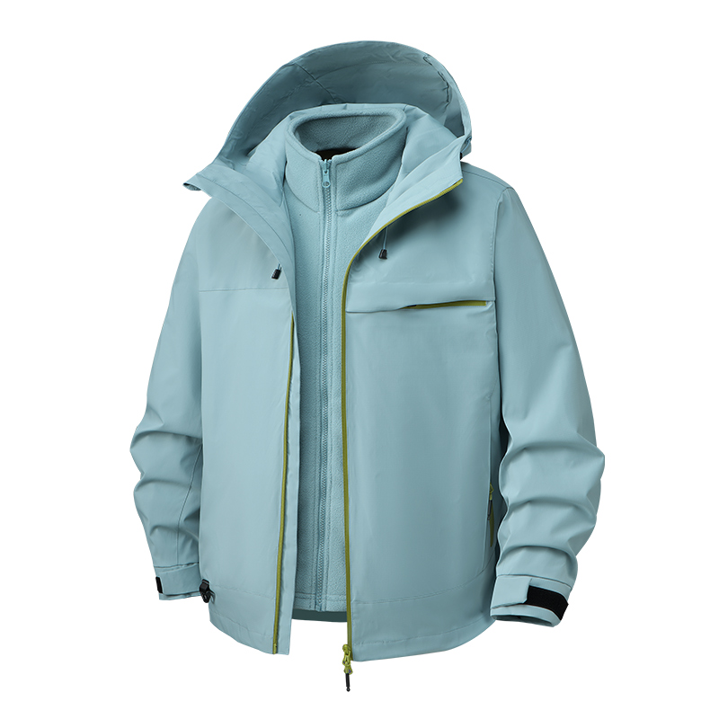 STYLE:F25866   Winter Jacket 3 in 1 Fleece Lined Warm Jacket Waterproof Rainco...