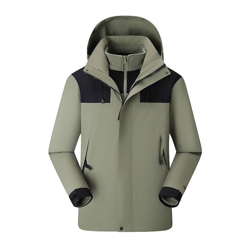 3-in-1 Winter Coats Snow Ski Jacket Waterproof Windproof Fleece Lined Winter J...