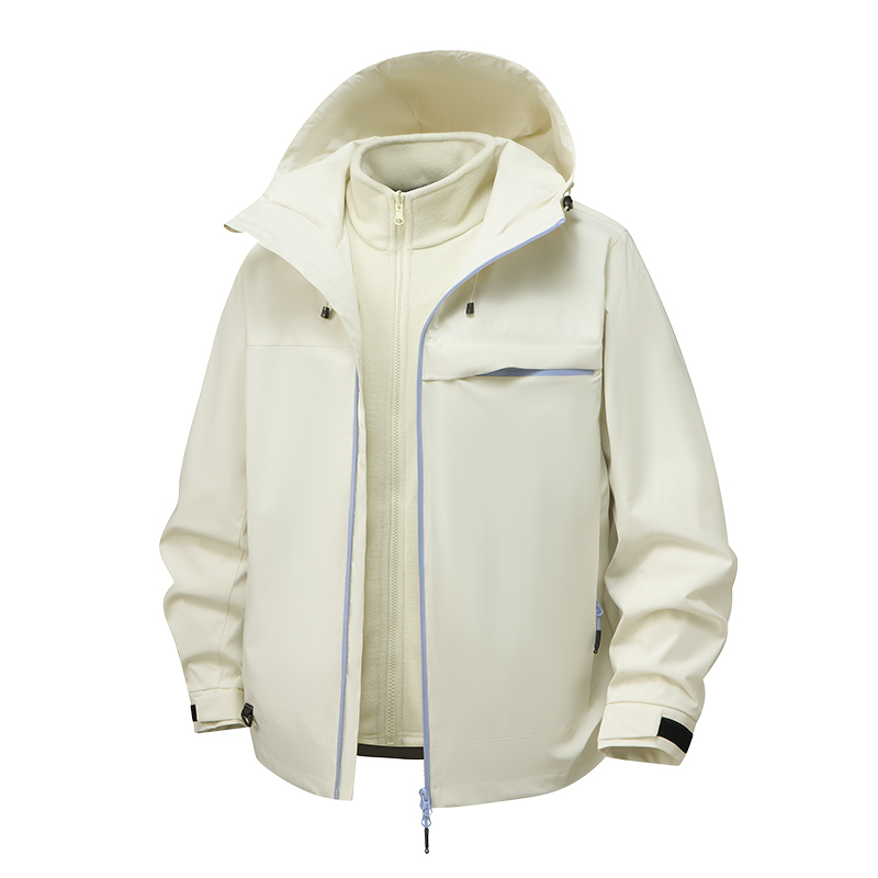 STYLE:F25866   Winter Jacket 3 in 1 Fleece Lined Warm Jacket Waterproof Rainco...