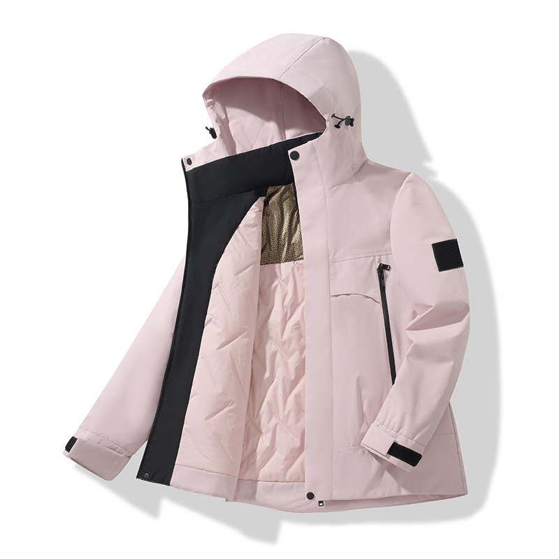 STYLE:F25875  Waterproof Ski Jacket Warm Winter Coats Windproof Winter Jackets for Women Fleece Lined Windbreaker with Hoo...