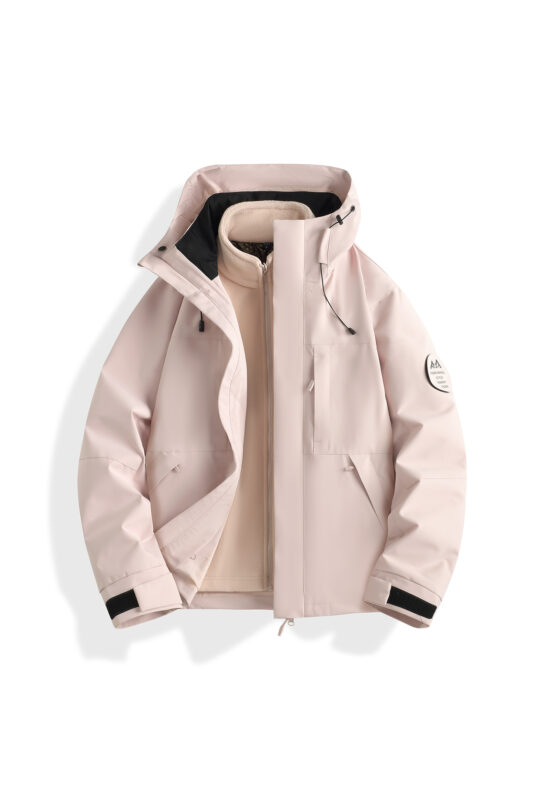 STYLE:26188   3-in-1 Outdoor Jacket Two Piece Set Windproof Waterproof For Hik...