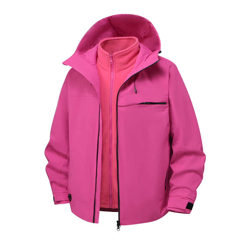 STYLE:F25866   Winter Jacket 3 in 1 Fleece Lined Warm Jacket Waterproof Rainco...