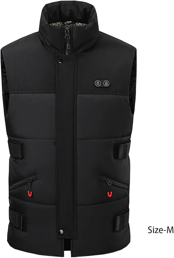 STYLE:M82  Smart Heated With 11 Heating Zones USB-Powered Winter Thermal Vest For Outdoor Hiking & Work Electric Heate...
