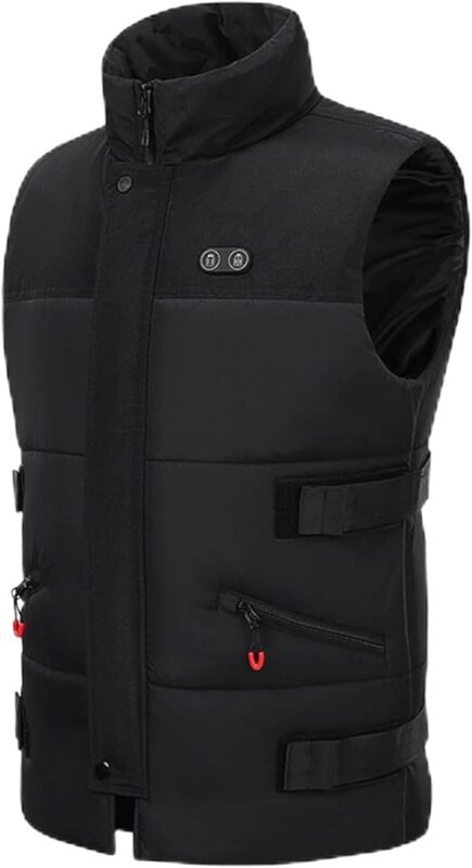 STYLE:M82  Smart Heated With 11 Heating Zones USB-Powered Winter Thermal Vest ...