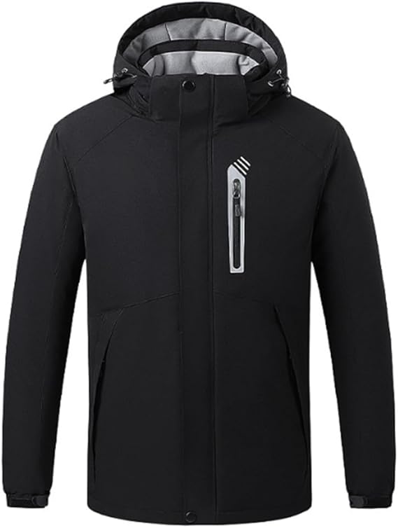 STYLE:M02  Men’s Thermal Jacket USB Rechargeable Lightweight Warm Windpr...