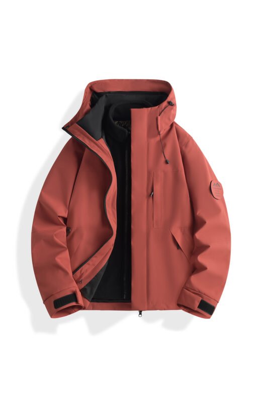 STYLE:26188   3-in-1 Outdoor Jacket Two Piece Set Windproof Waterproof For Hik...