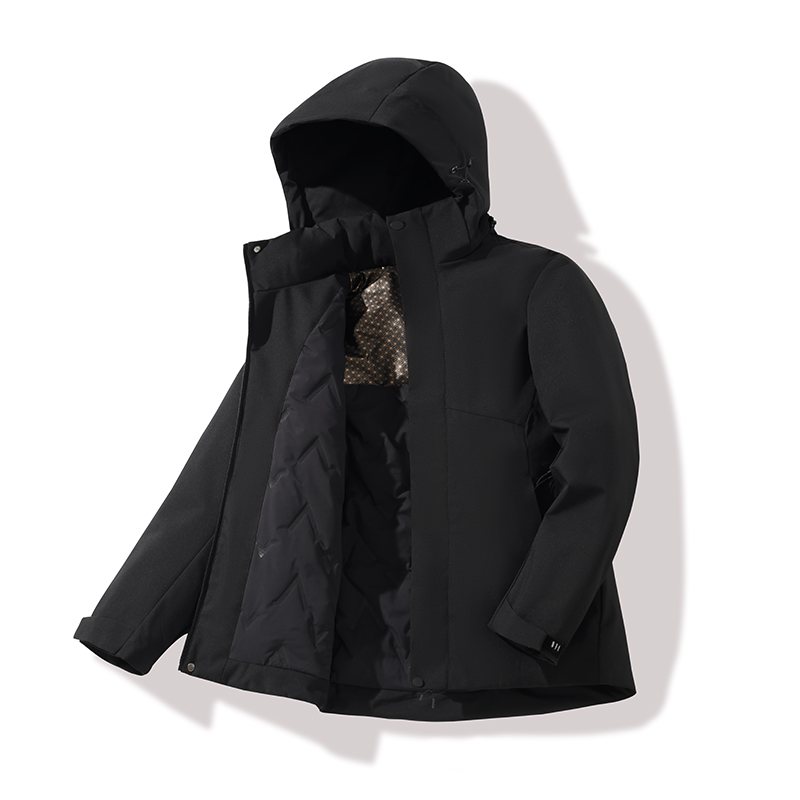 STYLE:F25629 Mens Windproof Fleece Windbreaker Coat Unisex Winter Warm Waterpr...