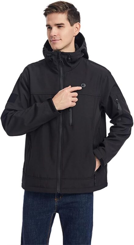 STYLE:2312  Women’s Men’s Heated Jacket, Winter Outdoor Water-Wind...
