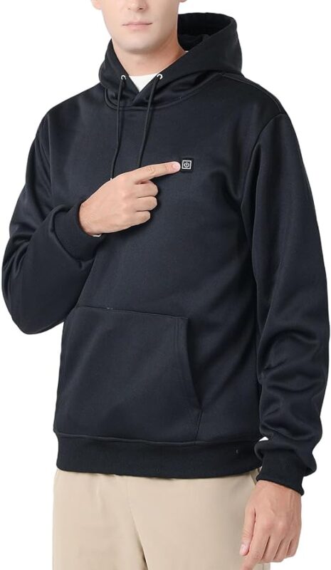 STYLE:M830    Women’s Mens Camo Heated Hoodies USB Powered Electric Swea...