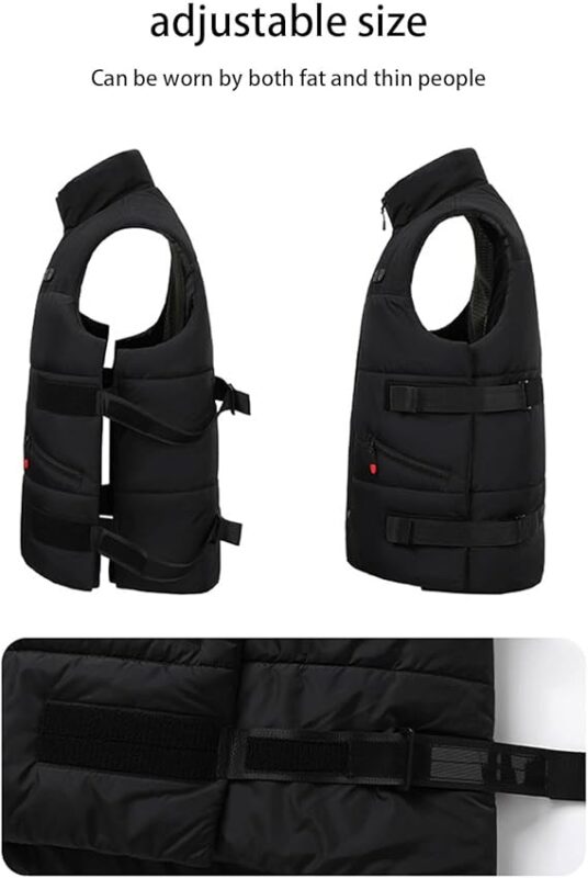 STYLE:M82  Smart Heated With 11 Heating Zones USB-Powered Winter Thermal Vest ...