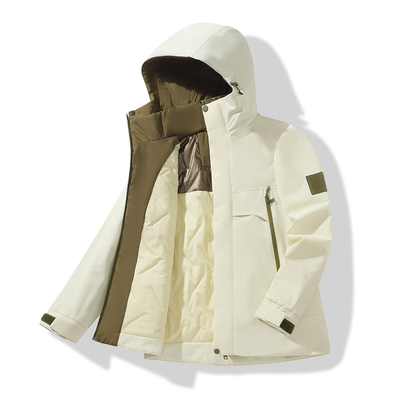 STYLE:F25875  Waterproof Ski Jacket Warm Winter Coats Windproof Winter Jackets for Women Fleece Lined Windbreaker with Hoo...
