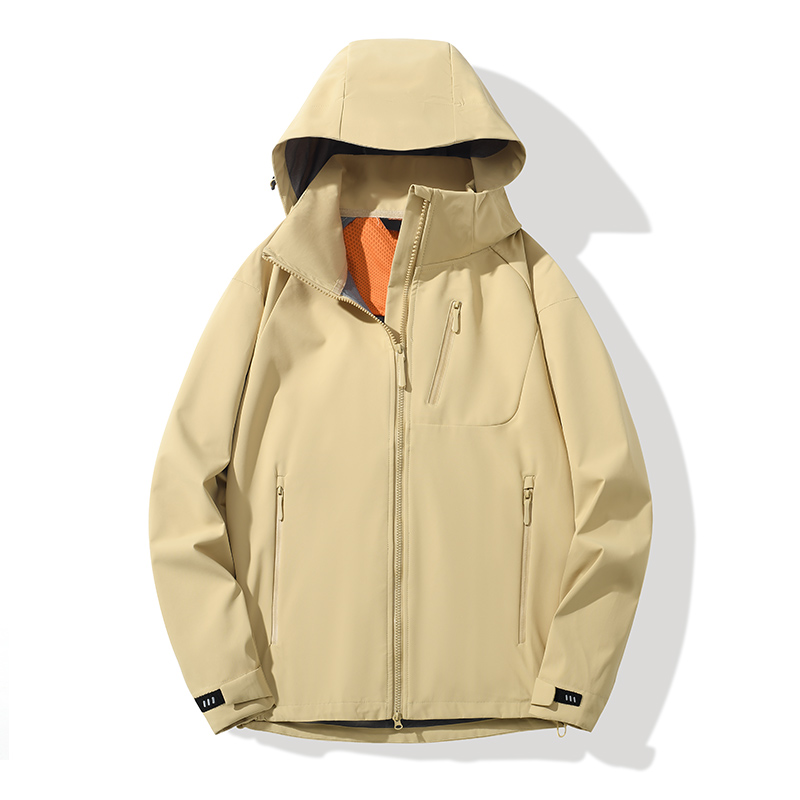 STYLE:FRD25626   Waterproof Windproof Softshell Jacket with Hood Lightweight O...