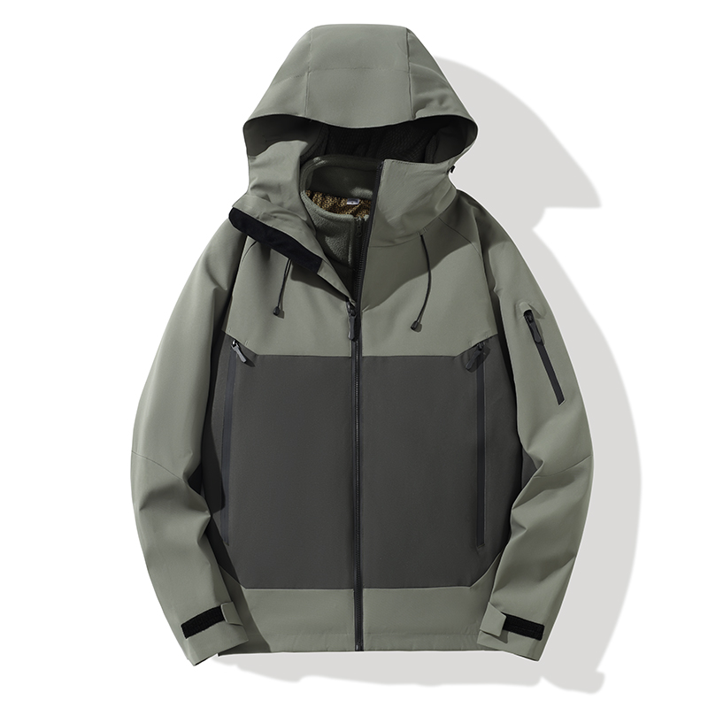 STYLE:F25630  Sweatshirt Causal Fashion Long Sleeve Sports Hooded Jacket Outdo...