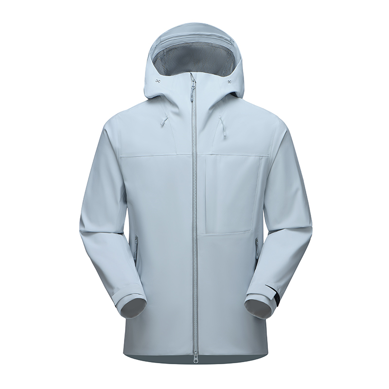 STYLE:F25637  single-layer spring and autumn new outdoor sports mountaineering suit windproof and waterproof with thin vel...