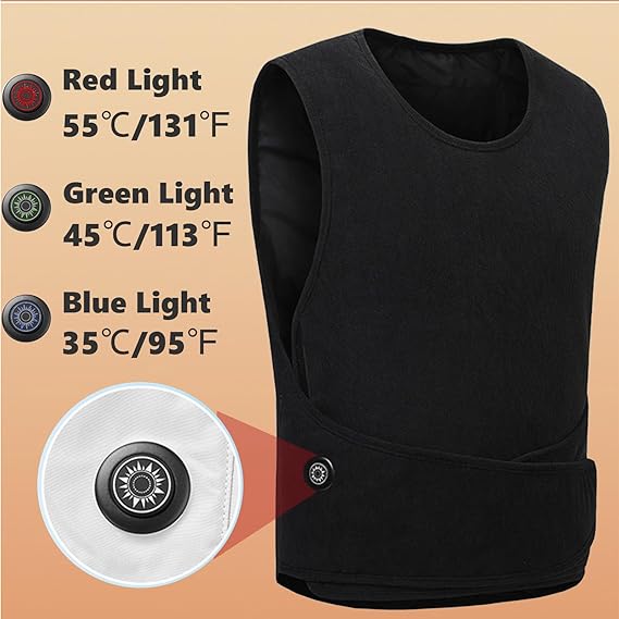 STYLE: M11   Adjustable Heated Vest with 11 Heating Zones Electric Heating Vest for women Soft Fleece Tops Thermal Shirt -...