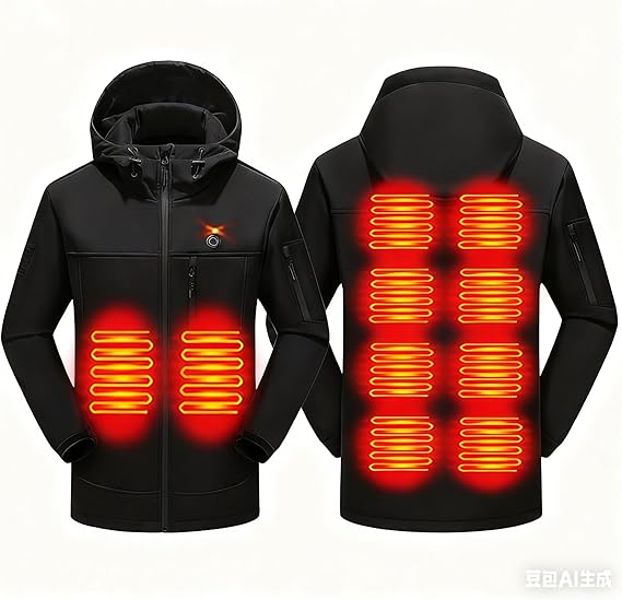 STYLE:2312  Women’s Men’s Heated Jacket, Winter Outdoor Water-Wind...