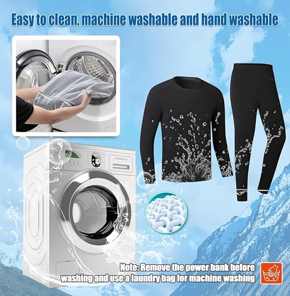 STYLE:2222  Heated thermal tops for men USB Charge 26 Zone Intelligent heated ...
