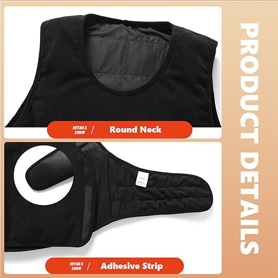 STYLE: M11   Adjustable Heated Vest with 11 Heating Zones Electric Heating Vest for women Soft Fleece Tops Thermal Shirt -...