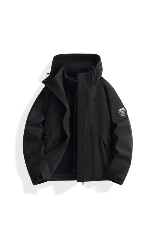 STYLE:26188   3-in-1 Outdoor Jacket Two Piece Set Windproof Waterproof For Hik...