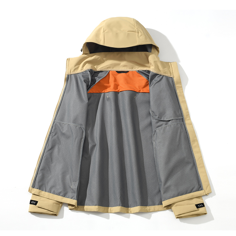 STYLE:FRD25626   Waterproof Windproof Softshell Jacket with Hood Lightweight O...
