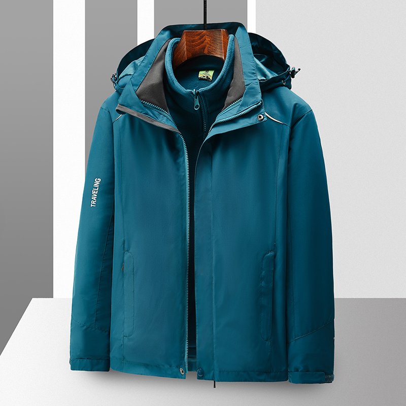 3-in-1 Winter Coats Snow Ski Jacket Waterproof Windproof Fleece Lined Winter J...