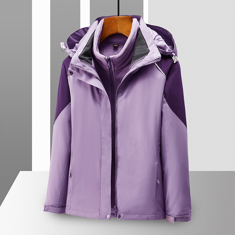 3-in-1 Winter Coats Snow Ski Jacket Waterproof Windproof Fleece Lined Winter J...